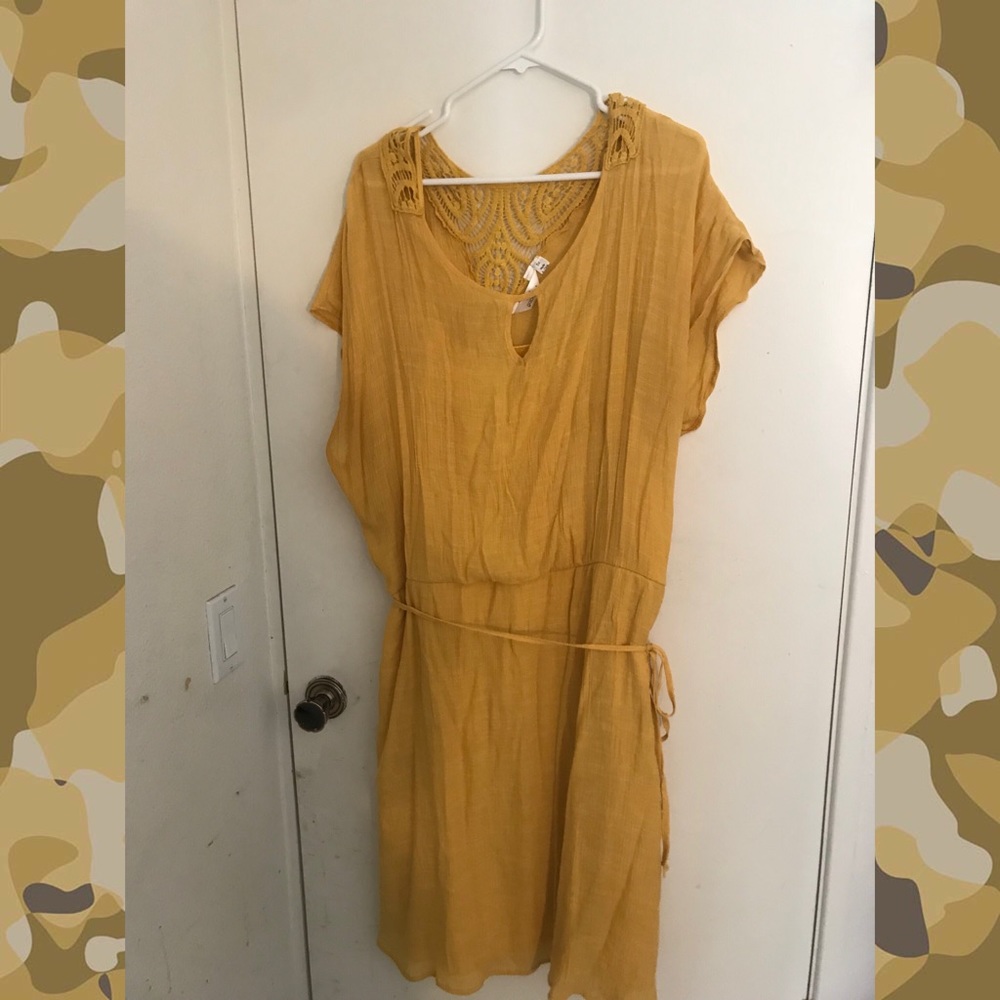 FINAL SALE 🌹 Mustard Yellow Dress🍯